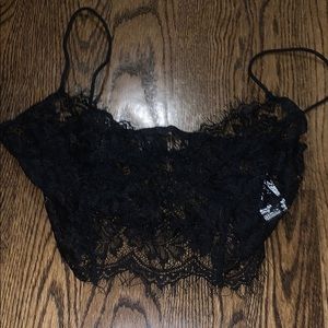 Lace crop top
